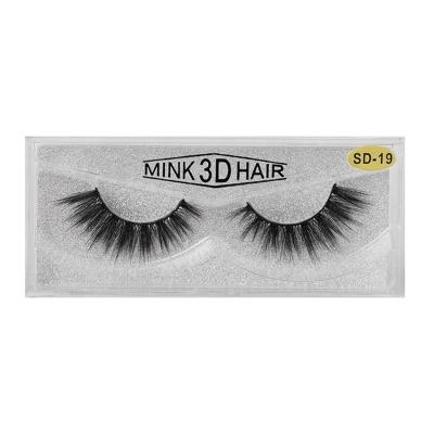 China 25-30 Times Wholsale 3D Faux Mink Fake Eyelashes False Eye Lashes Soft Make Up Extension Lash for sale