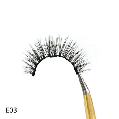 China Light Packaging Fake Mink Fur False Lashes Extension 3D Fuax Mink Eyelashes Box for sale