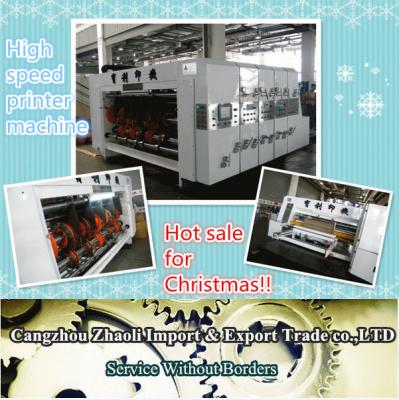 China Corton Making Machine 2 Color Corrugated Cardboard Board Box Flexo Printing Slotting Die Cutting Machine For Cartons for sale