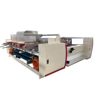 China Paper Box Making Manual Operate Semi-automatic Sticky Cardboard Box Folder 2 Pieces Factory for sale