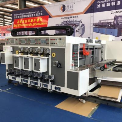 China Garment Shop 282 Flexo Printer Slotter For Small Automatic Box Making for sale