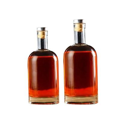 China Wine glass bottle in stock 200ml 250ml 390ml 500ml 750ml vodka bottle whiskey glass bottle for sale