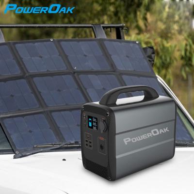 China Professional BMS Security Control System Off-Grid 600/2KW/3KW/5KW Solar System Portable Solar Generator New for sale