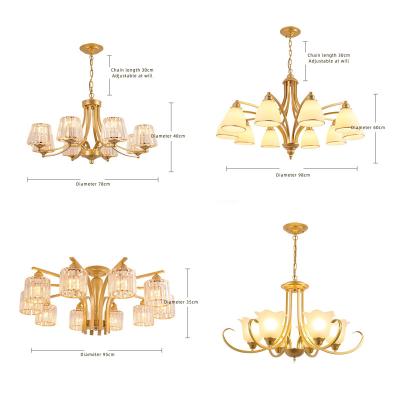 China European Style Doordash Light Chandeliers and Chandelier Pendant Lamp Lights Home Decor lamparas de techo for sale