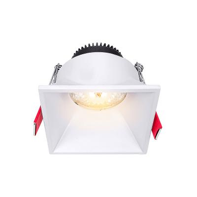 China modern downlight frame panel light ceiling led spotlights dimming variable square recessed ceiling light gu10 mini spotlight for sale