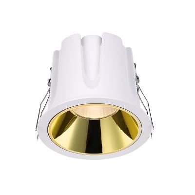 China Modern 85mm Cutout Spot Light Narrow Led Cob Recessed Downlight Ceiling Light Spot Light IT Led Downlight Side View for sale