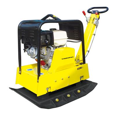 China High Durability 225kg 90cm Compaction Road Large Compaction Depth Flat Reversible Plate Compactor With Shock Resistant Pad for sale