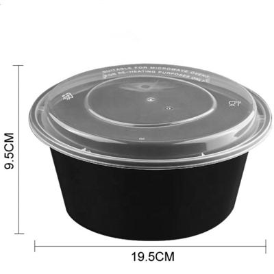 China New PP Y1500ML Large Microwaveable Plastic Food Bowl Canisters With Lids for sale