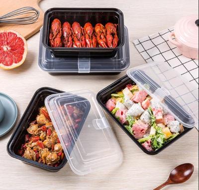 China 2019 Best Products Selling Microwavable Disposable Plastic Food Container With Lid for sale