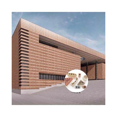 China Modern Terracotta Facade Panel Wall Curtains Ceramic Terracotta Panel for sale