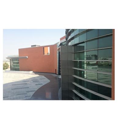 China Modern Spider Curtain Wall Terracotta Facade Panel Terracotta Panel for sale