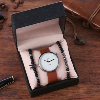 China New 3pcs Day/Date 8605 Mens Watch Luxury Cheap Set Men's Watch Set For Men With Strap for sale