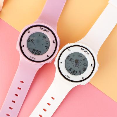 China 7064 Auto Date Fashion Waterproof Kids Watch Multi Function Outdoor Sport Watch Men Waterproof LED Digital Space Watches for sale