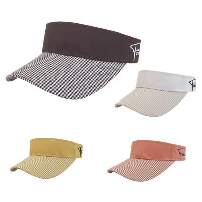 China COMMON Customized Wholesale High Quality Cloth Band Paper Straw Sun Visor Hat Summer Beach For Unisex for sale