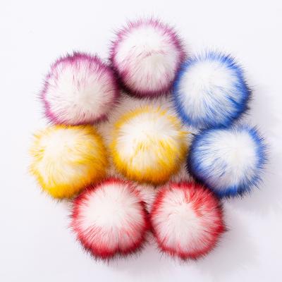 China Eco-Friendly Factory Direct Supply Customized Size Colors Multiple Fake Or Fake Fur Pompom Pompom for sale