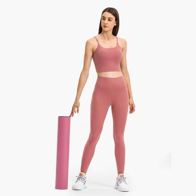 China High Waisted Breathable Recycled Fabric Yoga Wear Custom Women Workout Gym Fitness Sports Yoga Pants Leggings for sale