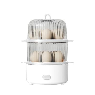 China Multifunctional Electric RV Mini Chicken Egg Boiler Double Layer Fast Speed ​​Heat Egg Steamer for 5 Eggs 360W for sale