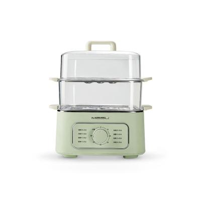 China Double-Layer Car Steaming Home Vegetable Steamer Food Heater Electric Steamer Large Capacity Stand Food Steamer for sale