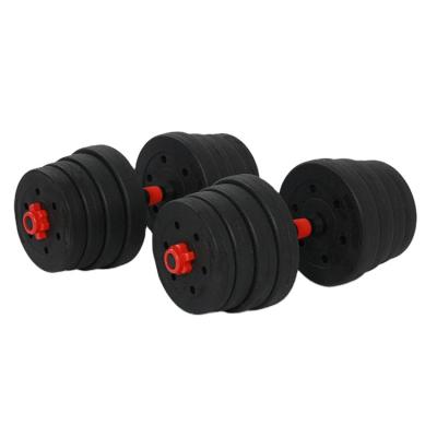 China Durable Standard Adjustable Dumbbell Set Adjustable Hand Weights Barbell Gym Fitness Equipment With Foam Connector for sale