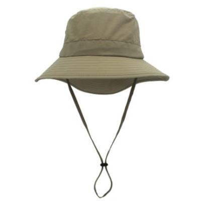 China Leisure Flat High Quality Custom Ventilation Bucket Fisherman Hat Cap With Breathable Rope for sale