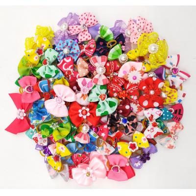 China Various Viable Wholesale Cheap Cute Dog Hair Bow Band Costume For Small Medium Dogs for sale