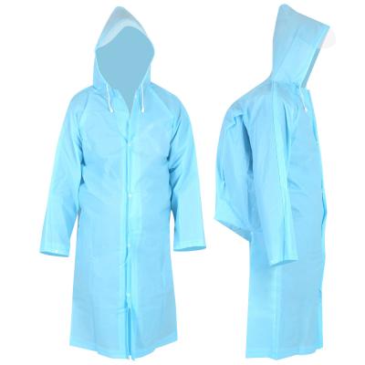 China Wholesale Hot Sale Korea Raincoat EVA Long Raincoat Poncho New Design Backpacking Hiking Tourist Raincoat Customized Available for sale