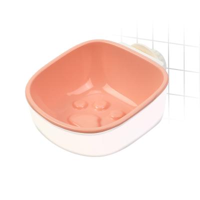 China Factory New Design Wholesale High Quality Automatic Dog Food Bowl Suspended Slow Feeding Prevent Clogging Food Bowl for sale