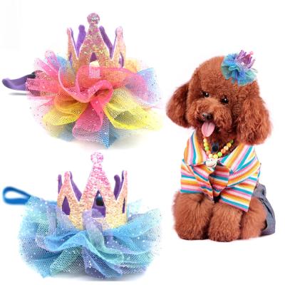 China Viable Wholesale High Quality Pet Accessories Cute Adjustable Dog Hat For Small Dogs for sale