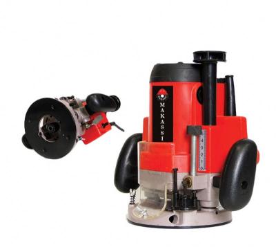 China ABS Plastic Electric Router 12Mm Electric Router MAKASSI 1400W 220V-240~5060/H Electric Router Machine Tools for sale