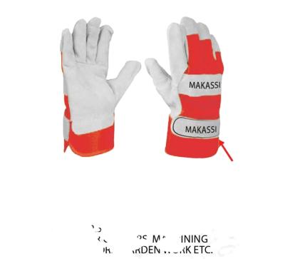 China General Purpose Industrial Professional Leather Gloves MAKASSI for sale