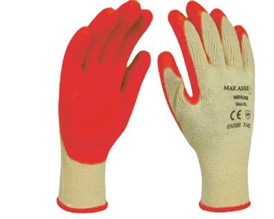 China MAKASSI Gloves Safety Gloves Durable Working Gloves Safety Work Industrial Leather Work for sale