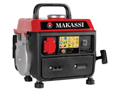 China Small Generator Supply Electric Power For Home Use MAKASSI 220-240V Gasoline Generator Gasoline Engine Generator for sale