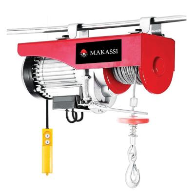 China Factory Used MAKASSI 900W 12M Electric Hoist Mini Electric Hoisting Winch for sale