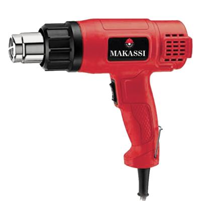 China MAKASSI Digital Temperature Display Small Film Heat Gun Professional Portable 2200W Heat Gun for sale