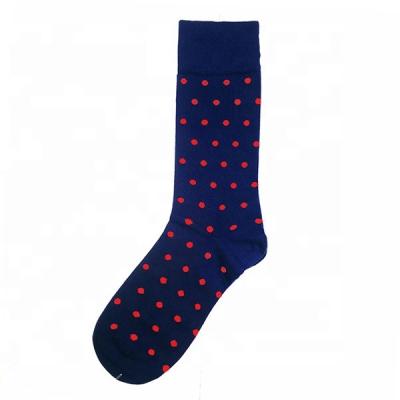 China Antibacterial Toe Polka Dot Seamless Socks For Men for sale