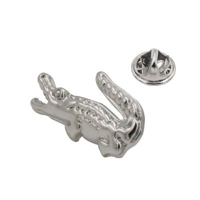 China Metal Crocodile Lapel Pin Badge for sale