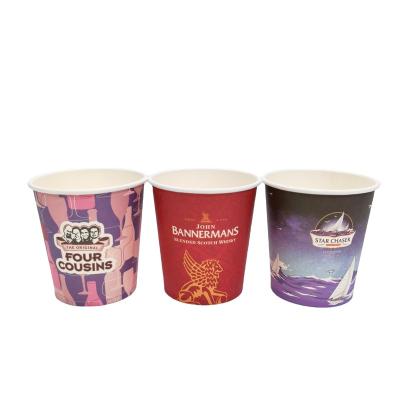 China Food Grade Biodegradable Recycled Paper 7oz Disposable Cups 200ml Coffee Cup With Lid for sale