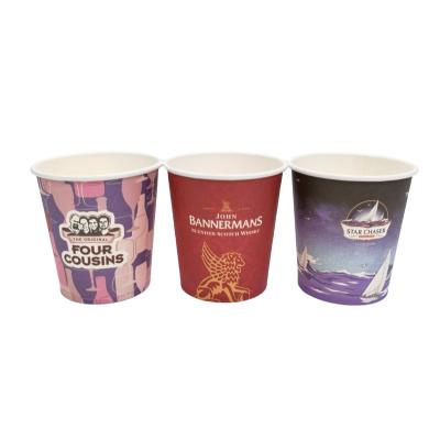 China Disposable Paper For 7oz Coffee Cups To Go Disposable Cup Shape With Logo 200ml Single Wall Wrapping Cup for sale