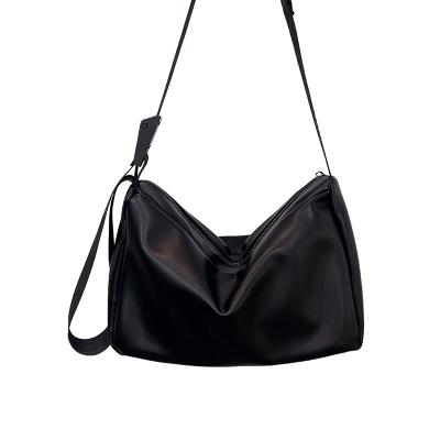 China Black Leather Fashion PU Large Capacity Fashion Handbag Ladies for sale