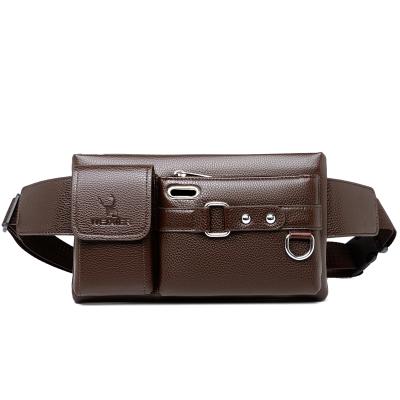 China Multifunctional Outdoor Water Proof Travel PU Riding Waist Bag For Men for sale