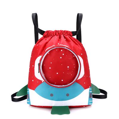 China New Style Kids Waterproof Drawstring Storage Dry And Wet Backpack for sale