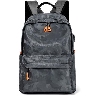 China Camouflage14 Inch Fashion Quality Waterproof Laptop USB Backpack For Boy for sale