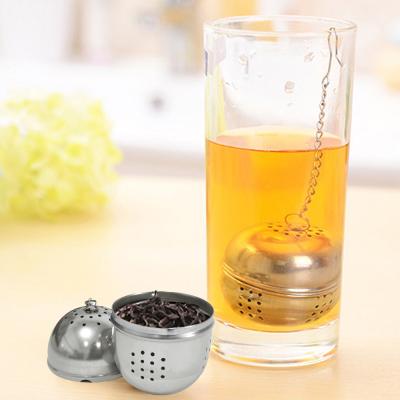 China Sustainable Tea Infuser Food Grade 304 Stainless Steel Mesh Tea Ball Strainer Filter For Loose Tea Leaves Spices Seasonings for sale