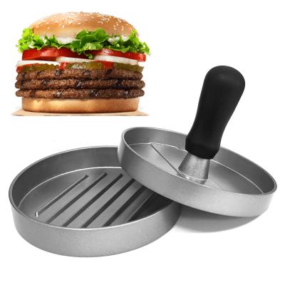 China Halal Veggie Nut Veggie Burger Maker Patty Maker Mold Meat Beef Pork Viable Non-Stick Cheese Lamb Burger Maker for BBQ for sale