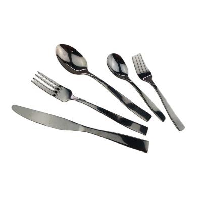 China Stocked Promotion Series Elegant Stainless Steel Hotel 24 PIECES Cutlery Set With Case Mirror Polish for sale