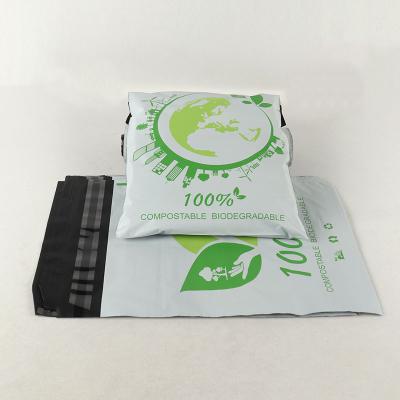 China 100% Biodegradable Reliable Biodegradable White Cornstarch Envelope Packaging Courier Mailer Mailer Mailer Bag for sale