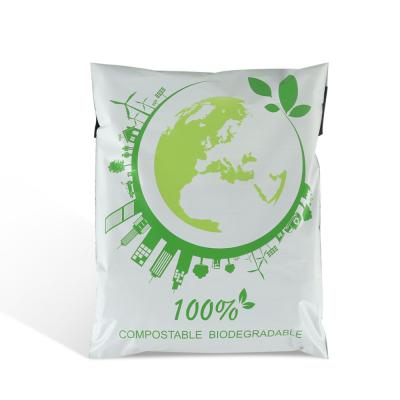 China Wholesale Promotional BIODEGRADABLE Cornstarch Mail Envelope Packaging 100% Biodegradable Compostable Bag for sale