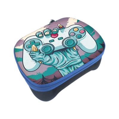 China HD Printing PU Technology Customized Design Storage Bag Controller Travel Case Bag, For PS5/Switch Pro/XBOX Controller Case Zlx-010 for sale