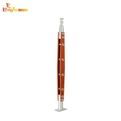 China hotel aluminum and wood decorative fence baluster for sale