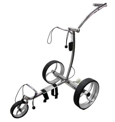 China 304 Stainless Steel Li-ion Battery 36 Holes 24 Months Warranty Wegith Golf Push Cart Quite Light for sale